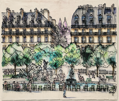 천 강, LES PASSANTS DE SAINT-GEORGES (성 조르주가의 행인들)