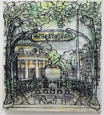 천 강, ENTRÉE GUIMARD (기마르역 지하철 입구)