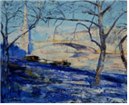 에르베 로알리에, Neige au pont de la Tournelle (뚜르넬 다리의 눈)