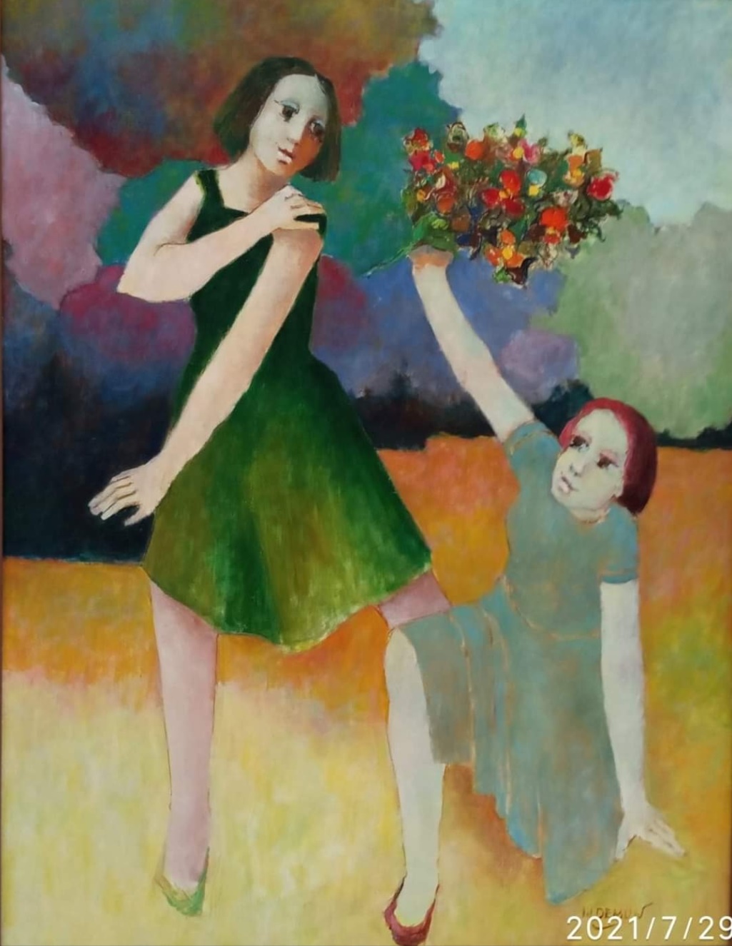 기 드멍, Le bouquet (꽃다발)