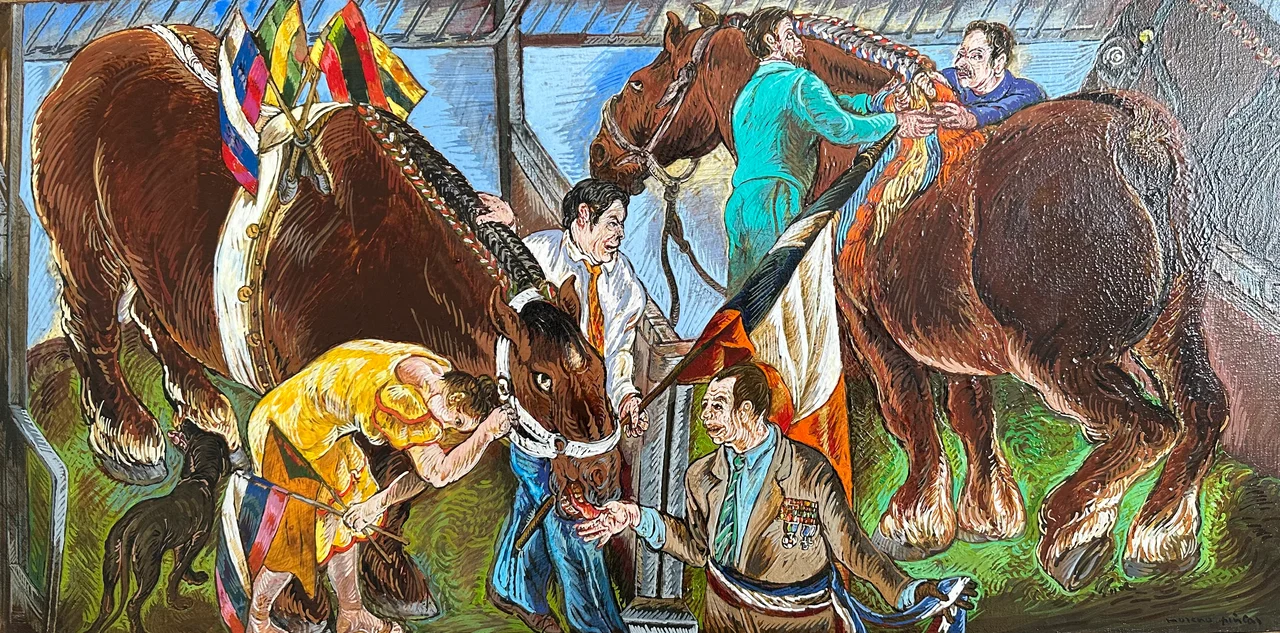 모레노 핑카스, Les Cheveux (경마 준비)